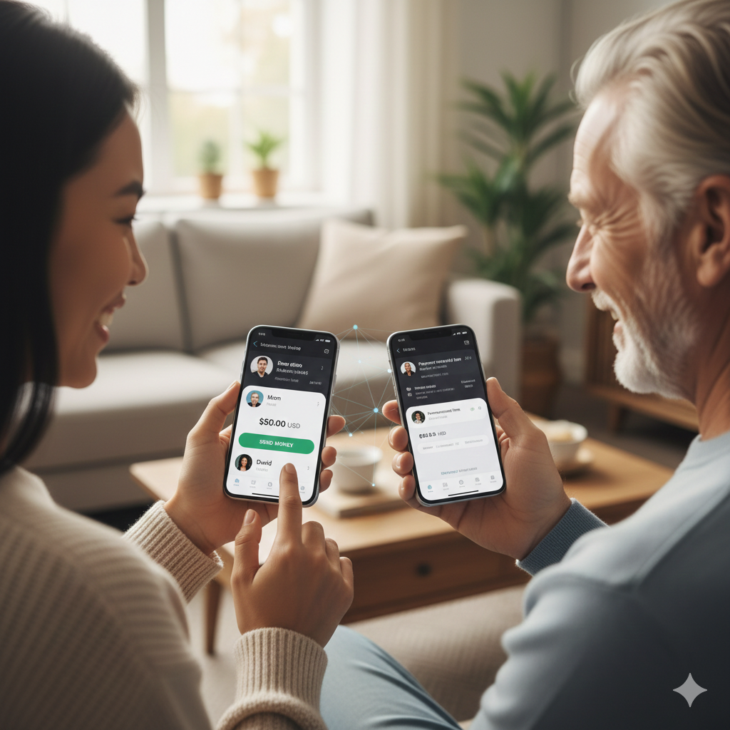 How to transfer money online to friends and family