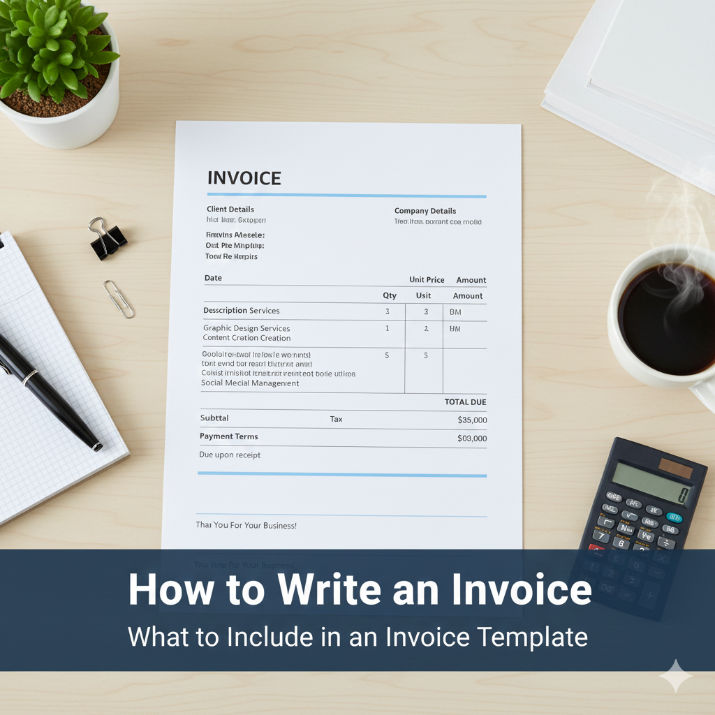 How to write an invoice: what to include in an invoice template
